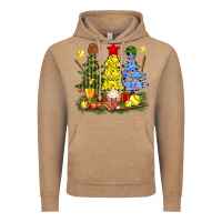 Vintage Coffee christmas with softball trees bbs Vintage Hoodie - BundleAndBundleShop