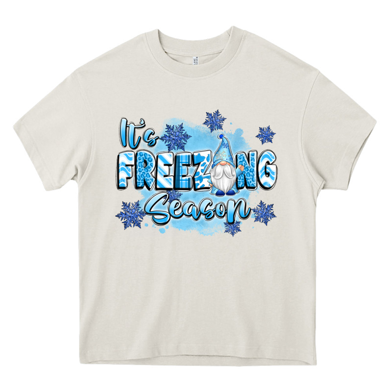 It's Freezing Season Heavy Core Tee by texasbilliewilder | Teevron