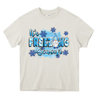 Cream it's freezing season Heavy Core Tee - texasbilliewilder