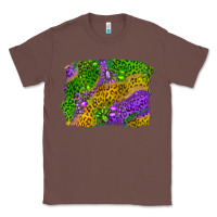 Chestnut Leopard Gemstone Mardi Gras Classic Tee - RanaPortraitStore