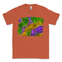 Copper Leopard Gemstone Mardi Gras Classic Tee - RanaPortraitStore