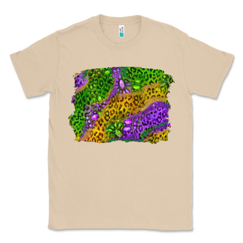 Leopard Gemstone Mardi Gras Classic Tee by RanaPortraitStore | Teevron