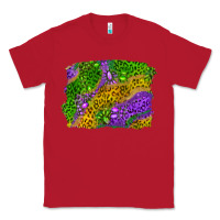 Red Leopard Gemstone Mardi Gras Classic Tee - RanaPortraitStore