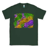Sports Green Leopard Gemstone Mardi Gras Classic Tee - RanaPortraitStore