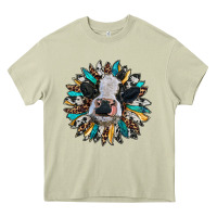 Mossy baby cow with sunflower Heavy Core Tee - RanaPortraitStore