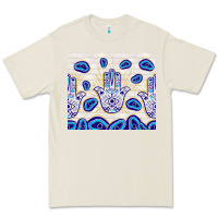 Bone evil eyes with white wooden pattern Premium Tee - TumblerDesignByShophia