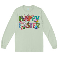 Matcha Western Happy Easter Long Sleeve Tee - BundleAndBundleShop