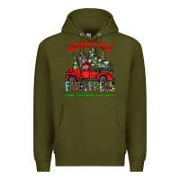 Army Green christmas farm fresh Premium Hoodie - CowhideDigitalArt