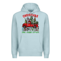 Blue Mist christmas farm fresh Premium Hoodie - CowhideDigitalArt