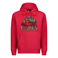 Cardinal christmas farm fresh Premium Hoodie - CowhideDigitalArt