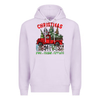 Lilac christmas farm fresh Premium Hoodie - CowhideDigitalArt