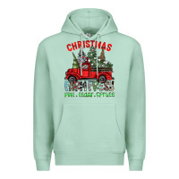 Seafoam christmas farm fresh Premium Hoodie - CowhideDigitalArt