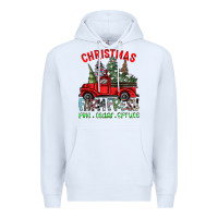 White christmas farm fresh Premium Hoodie - CowhideDigitalArt