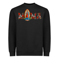 Black mama our lady of guadalupe Heavyweight Sweatshirt - BarkalooDesign