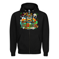 Black best bus driver ever Zipper Hoodie - AdoDesignShop