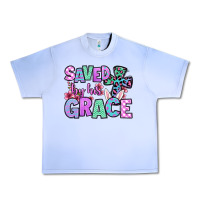 Grape Ice Easter Day Saved by his grace Urban Heavy Tee - OliviaCreatesArt