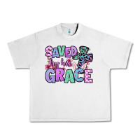 Lunar Rock Easter Day Saved by his grace Urban Heavy Tee - OliviaCreatesArt