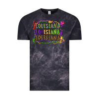 Cloud Black louisiana louisiana louisiana mardi gras Vintage Tee - OliviaCreatesArt