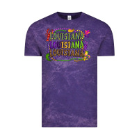 Cloud Purple louisiana louisiana louisiana mardi gras Vintage Tee - OliviaCreatesArt