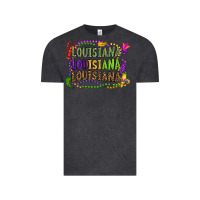 Vintage Black louisiana louisiana louisiana mardi gras Vintage Tee - OliviaCreatesArt