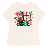 Bone holly jolly babe Ladies Tee - CowGirlArtShop