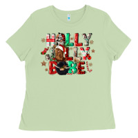 Matcha holly jolly babe Ladies Tee - CowGirlArtShop