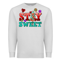 Dove Grey stay sweet Premium Sweatshirt - AdoDesignShop
