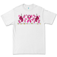 White cancer ribbon with daisy Premium Tee - TumblerDesignByShophia