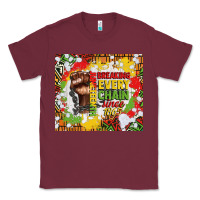 Burgundy juneteenth breaking every chain since 1865 Classic Tee - CowGirlArtShop