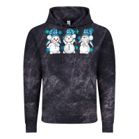 Cloud Black snowman winter bbs Vintage Hoodie - BundleAndBundleShop
