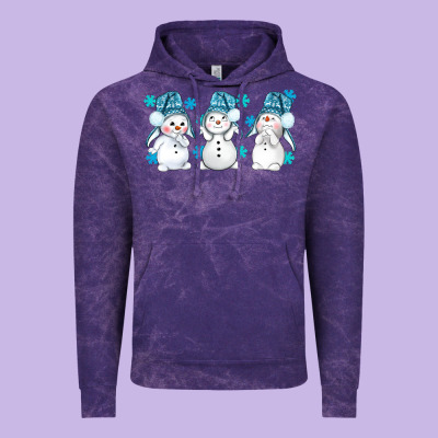 Snowman Winter Bbs Vintage Hoodie Designed By Bundleandbundleshop