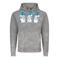 Cloud Rock snowman winter bbs Vintage Hoodie - BundleAndBundleShop