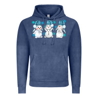 Vintage Denim snowman winter bbs Vintage Hoodie - BundleAndBundleShop