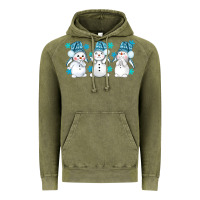 Vintage Olive snowman winter bbs Vintage Hoodie - BundleAndBundleShop