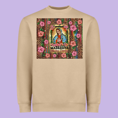 Madrecita Muchas Gracias Heavyweight Sweatshirt Designed By Barkaloodesign