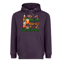 Plum take your vitamin c in christmas Heavyweight Hoodie - AdoDesignShop