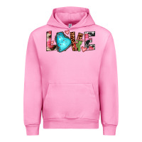 Fuchsia Pink gemstone love Urban Hoodie - JahusDesignShop