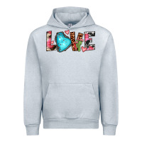Heather Grey gemstone love Urban Hoodie - JahusDesignShop