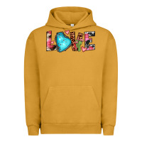 Pigment Peanut Butter gemstone love Urban Hoodie - JahusDesignShop