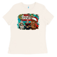 Bone small town christmas Ladies Tee - CowGirlArtShop