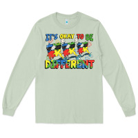 Matcha It's okay to be different Autism Long Sleeve Tee - FaDigitalArtStudio