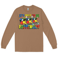 Toasted Coconut It's okay to be different Autism Long Sleeve Tee - FaDigitalArtStudio
