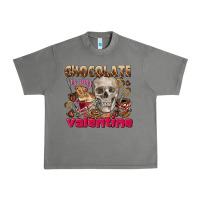Tornado Skull chocolate is my Valentine Urban Heavy Tee - FaDigitalArtStudio