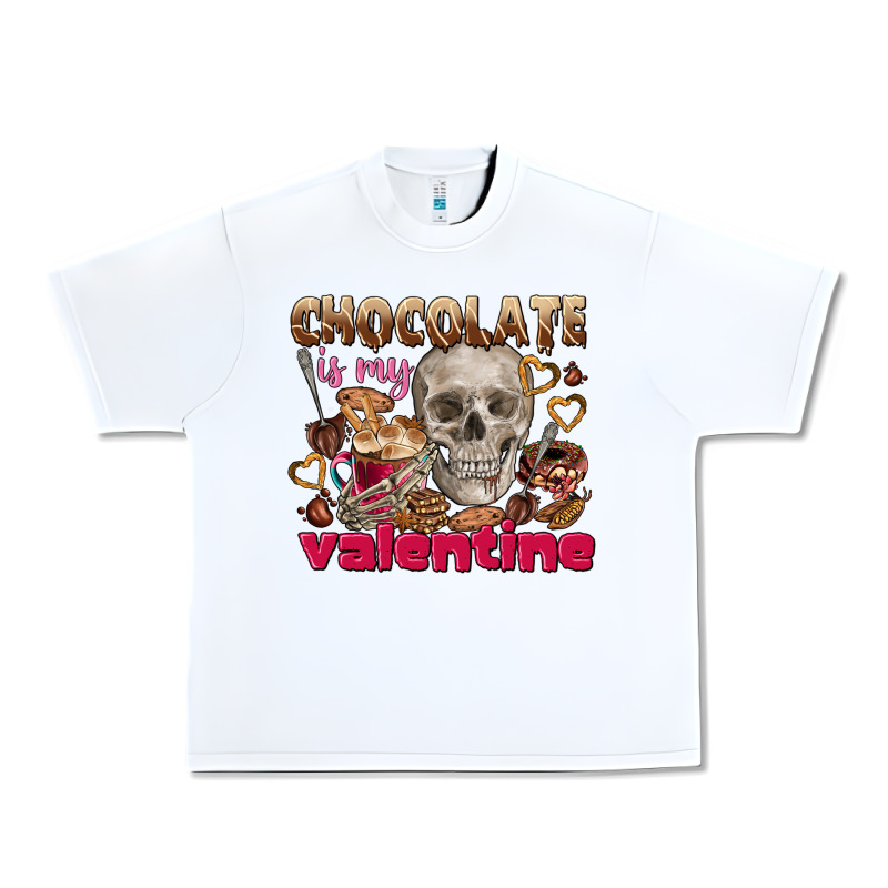 Skull Chocolate Is My Valentine Urban Heavy Tee by FaDigitalArtStudio | Teevron