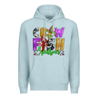 Blue Mist crawfish season mardi gras carnival fleur de lis Premium Hoodie - Jasminsmagicworld