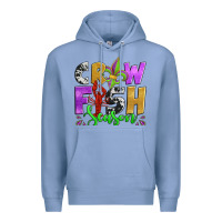 Colony Blue crawfish season mardi gras carnival fleur de lis Premium Hoodie - Jasminsmagicworld