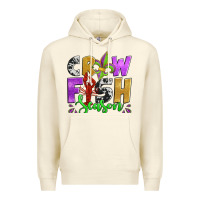 Sandshell crawfish season mardi gras carnival fleur de lis Premium Hoodie - Jasminsmagicworld