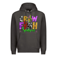 Smoke crawfish season mardi gras carnival fleur de lis Premium Hoodie - Jasminsmagicworld