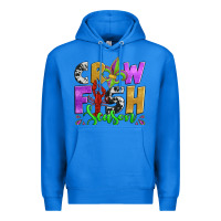 True Royal crawfish season mardi gras carnival fleur de lis Premium Hoodie - Jasminsmagicworld