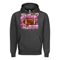 Charcoal Heather pink out Zipper Hoodie - AdoDesignShop